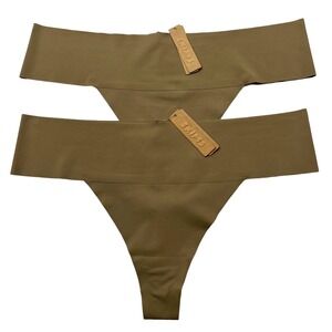 SKIMS Naked Thong Lot of 2 Desert Womens XL